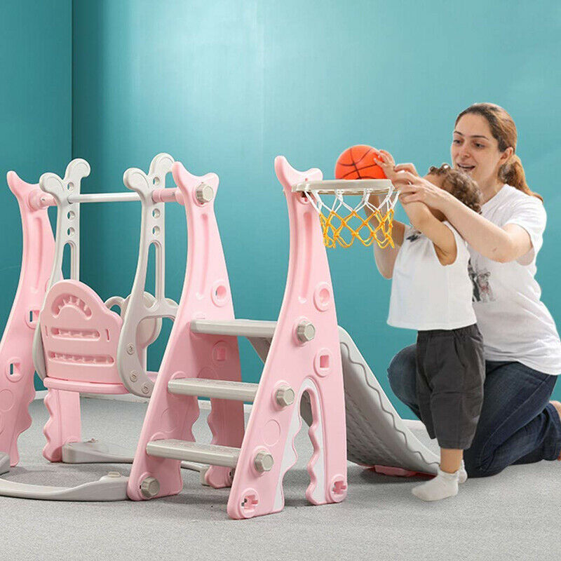 Dripex Kids Swing Set Playground Slide Children Play Area Outdoor Garden Toddler Baby