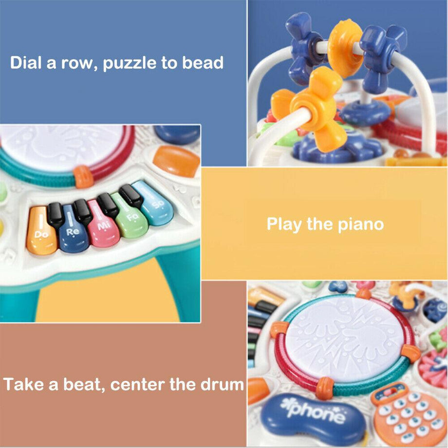Baby Play Learn Activity Table Musical Toys 6 12 Months Toddler Early Education