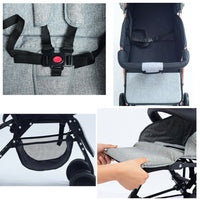 Foldable Baby Trolley Stroller Pushchair Pram Toddler Buggy Lightweight Travel