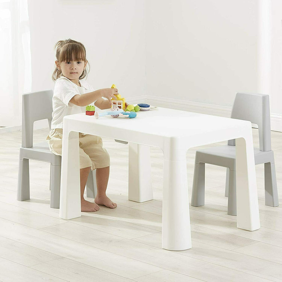 Kids Table and Chair Set Height Adjustable Children Toddler Activity Desk-Tough