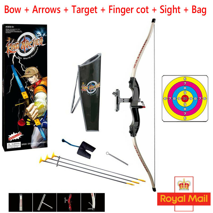 Bow and Arrow Archery Shooting Set Target Kids Toy Outdoor Indoor Fun Game Gift