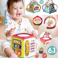 Baby Activity Cube Play Centre Music Toys Gift Educational Early Learning