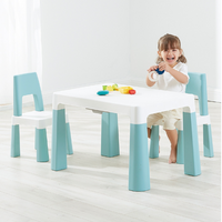 Kids Table and Chair Set Height Adjustable Children Toddler Activity Desk-Tough