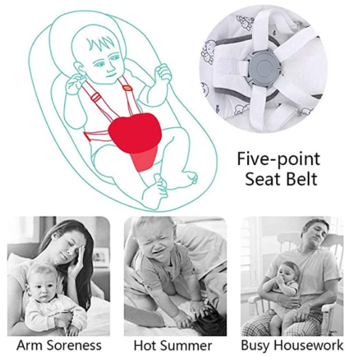 Electric Infant Baby Bouncer Swing Chair Musical Rocking Bouncy Cradle Seat Grey